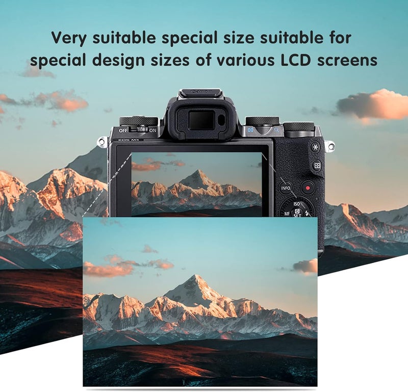 kinokoo Screen Protector for Panasonic GX7 GM1 GM1S GF7 G6, 0.25mm 9H Hardness Tempered Glass Film for GX7/GM1/GM1S/GF7/G6 camera - Bubble Free& Anti-Scratch&Anti-Finger Print (2 Pack) - Image 5